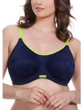 Elomi Energise Underwire Sports Bra Navy Size 40G